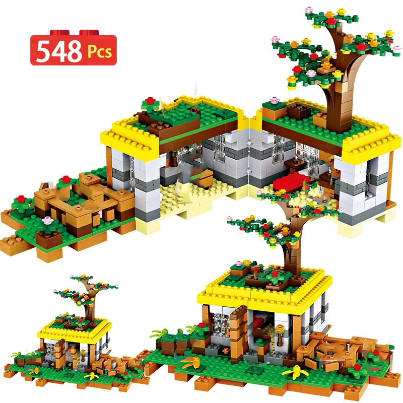548PCS Adventure Stone House My World Building Blocks Compatible Legoinglys Minecrafted Creative Bricks Figure Toys For Children
548PCS Adventure Stone House My World Building Blocks Compatible Legoinglys Minecrafted Creative Bricks Figure Toys For Children