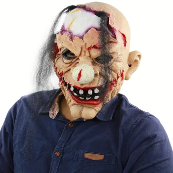 Halloween Death Zombie Scary Clown With hair Props Bloody Boy Child's adults Play Masks Horror Clown Head Mask With Latex
Halloween Death Zombie Scary Clown With hair Props Bloody Boy Child's adults Play Masks Horror Clown Head Mask With Latex