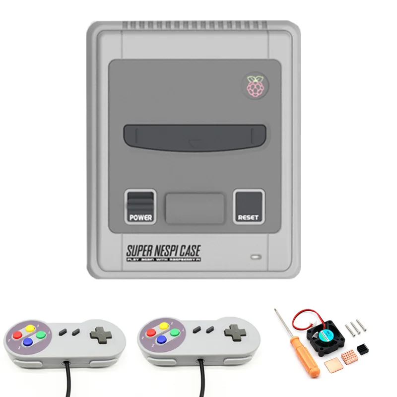 In Stock SUPERPI SNESPI Super NESPI Case Shutdown Functional POWER button Kit for Raspberry Pi 3 B+ 3/2B Demo Board Accessories
In Stock SUPERPI SNESPI Super NESPI Case Shutdown Functional POWER button Kit for Raspberry Pi 3 B+ 3/2B Demo Board Accessories