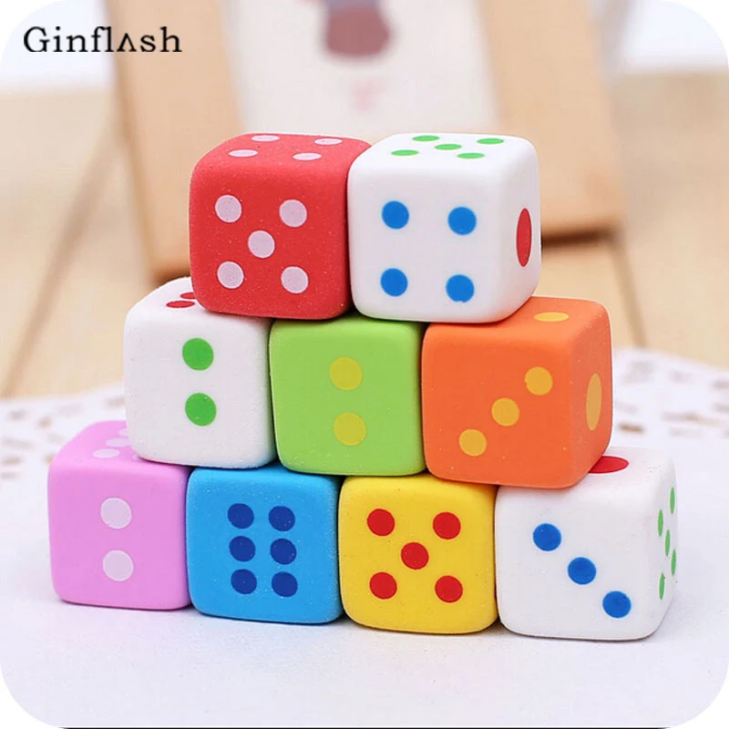 3pcs/set Mini dice Shaped Pencil Erasers Cute Novelty Pen Rubber number game Kids Gift School Stationery ASS054
3pcs/set Mini dice Shaped Pencil Erasers Cute Novelty Pen Rubber number game Kids Gift School Stationery ASS054