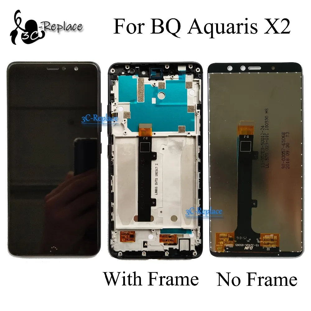 White/Black NEW 5.6 inch For BQ Aquaris X2 / BQ Aquaris X2 Pro LCD Display With Touch Screen Digitizer Assembly With Frame
White/Black NEW 5.6 inch For BQ Aquaris X2 / BQ Aquaris X2 Pro LCD Display With Touch Screen Digitizer Assembly With Frame