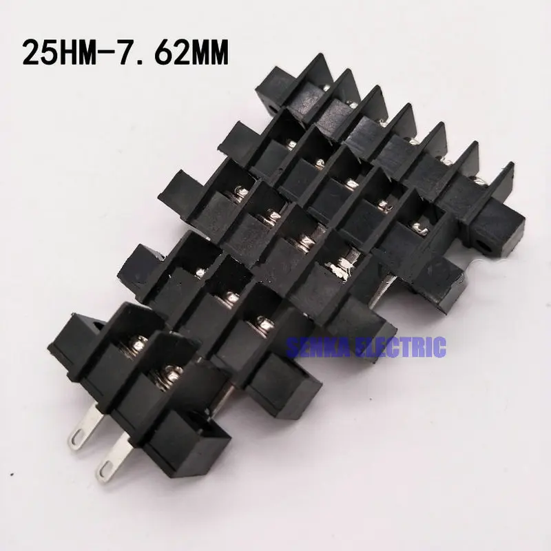 7.62mm Pitch 300V 20A PCB Barrier Terminal Block Insulated Terminal Connector EX25HM KF25HM-7.62
7.62mm Pitch 300V 20A PCB Barrier Terminal Block Insulated Terminal Connector EX25HM KF25HM-7.62