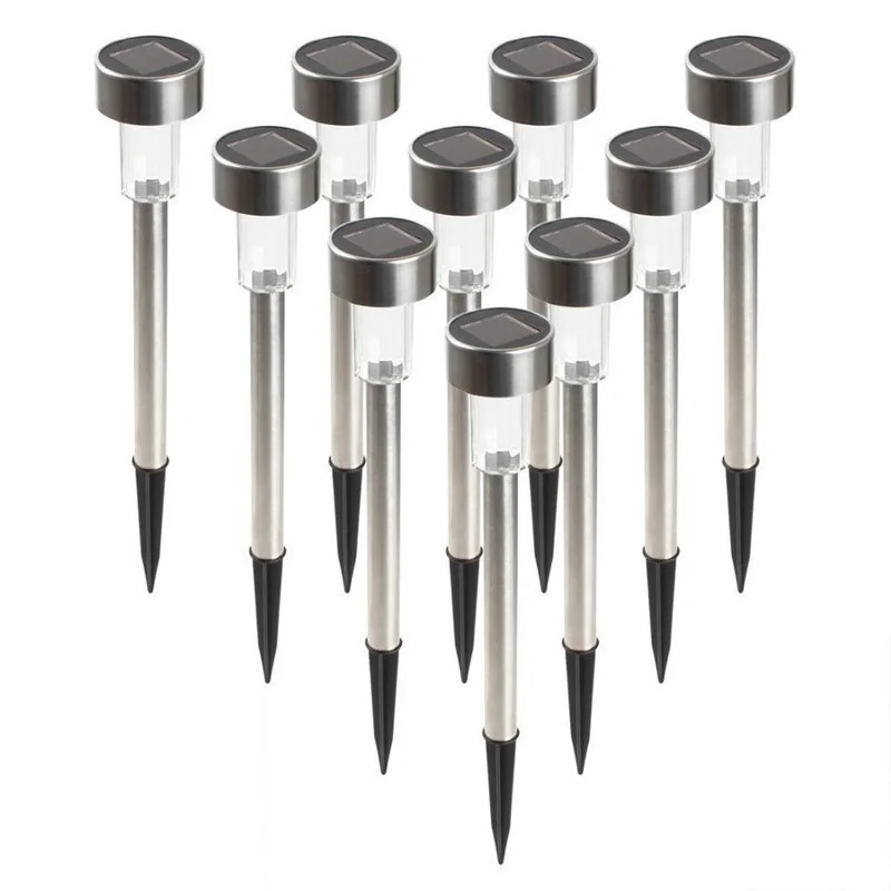 10Pcs Bright Solar Light Garden Decor LED Solar Outdoor Street Yard Lawn Path Lamps Meadow luminaria Solar Stainless Steel light
10Pcs Bright Solar Light Garden Decor LED Solar Outdoor Street Yard Lawn Path Lamps Meadow luminaria Solar Stainless Steel light