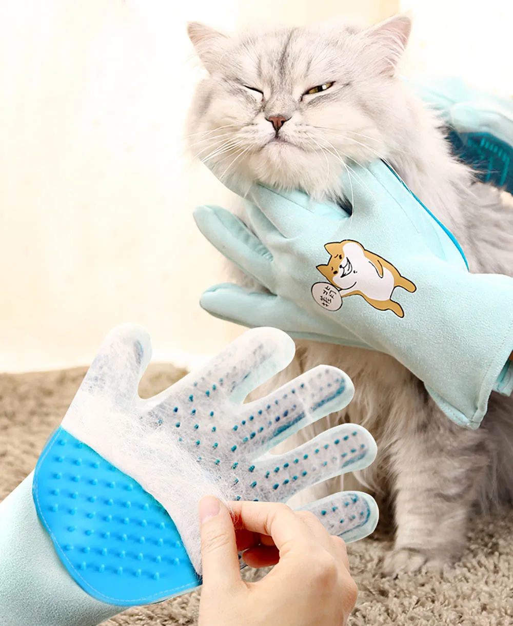 Suede Silicone Dog Pet Deshedding Brush Glove for Animal Wool Combing Cats Pet Hair Glove Pet Grooming Glove for Cats Comb
Suede Silicone Dog Pet Deshedding Brush Glove for Animal Wool Combing Cats Pet Hair Glove Pet Grooming Glove for Cats Comb