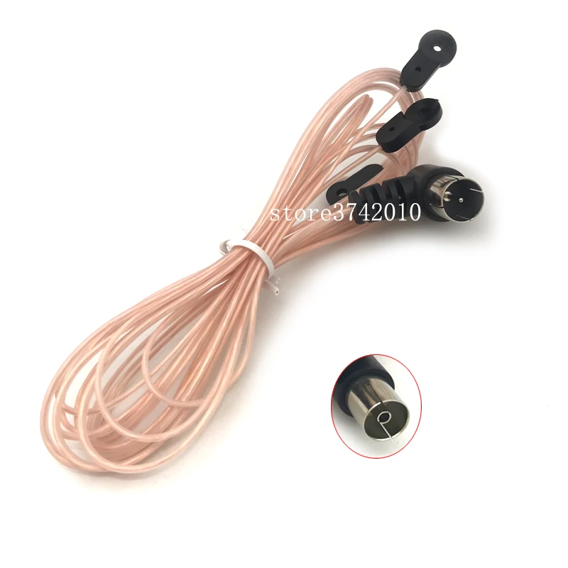 FM Radio Antenna Indoor Dipole Antenna T shape F type Male Female Connector For HD Aerial FM Radio Antenna 2M 520-1710MHz
FM Radio Antenna Indoor Dipole Antenna T shape F type Male Female Connector For HD Aerial FM Radio Antenna 2M 520-1710MHz