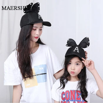 MAERSHEI 2019 New Children Girls Baseball Cap Big Bow pearl Lovely Kids Adjustable Hats Snapback Bone A Letter Parent-child cap
MAERSHEI 2019 New Children Girls Baseball Cap Big Bow pearl Lovely Kids Adjustable Hats Snapback Bone A Letter Parent-child cap