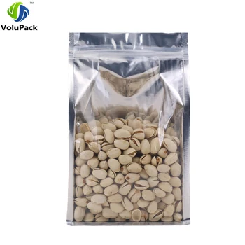 18x28+8cm(7x11+3in) Glossy silver aluminum foil Plastic Window Bag food coffee bean Stand Up Zip Lock Bag Plastic packaging Bag
18x28+8cm(7x11+3in) Glossy silver aluminum foil Plastic Window Bag food coffee bean Stand Up Zip Lock Bag Plastic packaging Bag