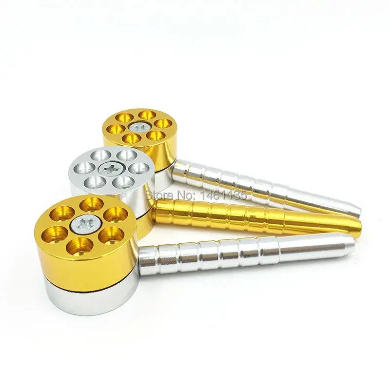 Revolver modelling to smoke a pipe, metal pipe, smoking weed pipe, portable and easy to use free shipping
Revolver modelling to smoke a pipe, metal pipe, smoking weed pipe, portable and easy to use free shipping