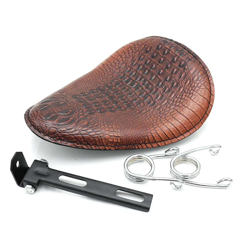 Motorcycle Soft crocodile Retro Solo Seat Bracket Spring for Harley Sportster Honda Yamaha Motorcycle Sole Seat Universal
Motorcycle Soft crocodile Retro Solo Seat Bracket Spring for Harley Sportster Honda Yamaha Motorcycle Sole Seat Universal