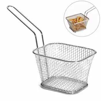 4Pcs/Lot Chips Mini Fry Baskets Stainless Steel Fryer Basket Strainer Serving Food Presentation Cooking Tool French Fries Bask
4Pcs/Lot Chips Mini Fry Baskets Stainless Steel Fryer Basket Strainer Serving Food Presentation Cooking Tool French Fries Bask