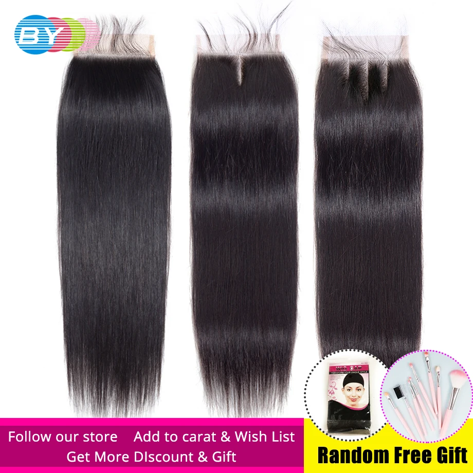 BY Brazilian Straight Hair hd Closure 4x4 Swiss Lace Closure Free/Middle/Three Part 8 To 22 Inch Remy Human Hair Lace Closures
BY Brazilian Straight Hair hd Closure 4x4 Swiss Lace Closure Free/Middle/Three Part 8 To 22 Inch Remy Human Hair Lace Closures