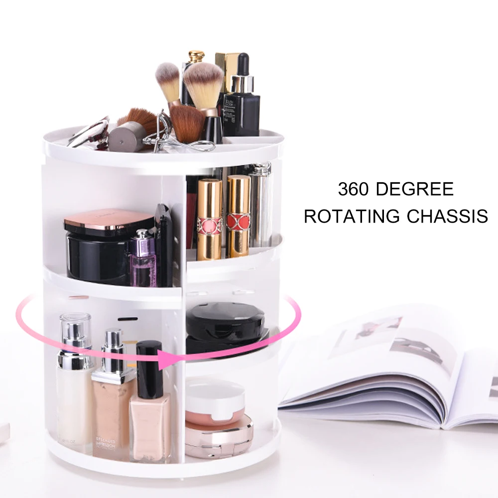Jewelry Makeup Cosmetic Storage Box Fashion 360-degree Rotating Makeup Organizer Box Brush Holder Jewelry Organizer Case
Jewelry Makeup Cosmetic Storage Box Fashion 360-degree Rotating Makeup Organizer Box Brush Holder Jewelry Organizer Case