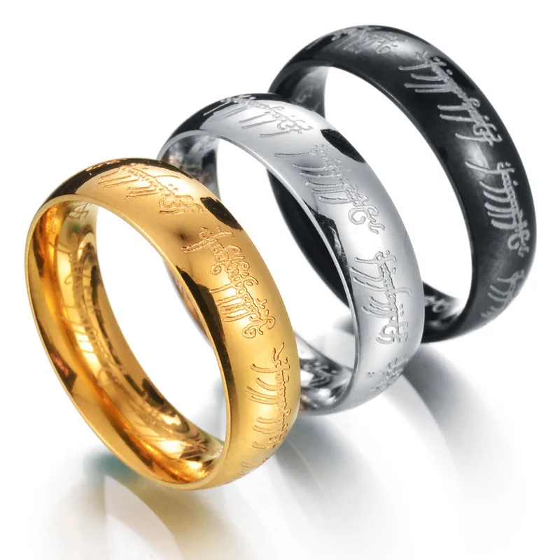 2019 New Stainless Steel Hobbit One Ring of Power Gold the Lord of Rings Women Men Finger Wedding Jewelry
2019 New Stainless Steel Hobbit One Ring of Power Gold the Lord of Rings Women Men Finger Wedding Jewelry