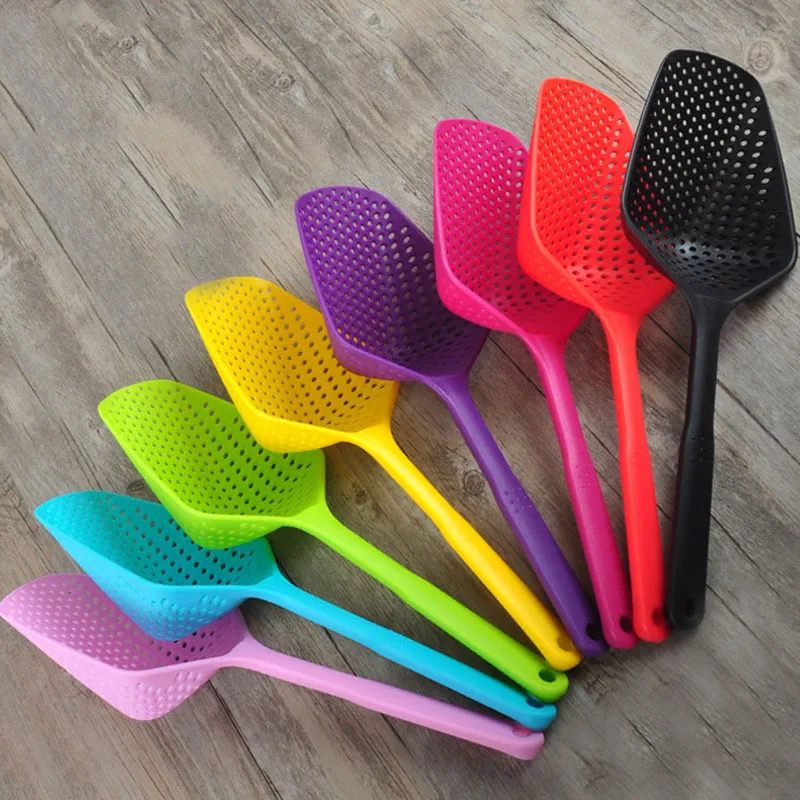 1PC 34.5*12.5cm Colorful Plastic Spatula 8Sweet colors Slotted Turner Non-stick Slotted Spatula Heat-Resistant Scoop With mesh
1PC 34.5*12.5cm Colorful Plastic Spatula 8Sweet colors Slotted Turner Non-stick Slotted Spatula Heat-Resistant Scoop With mesh