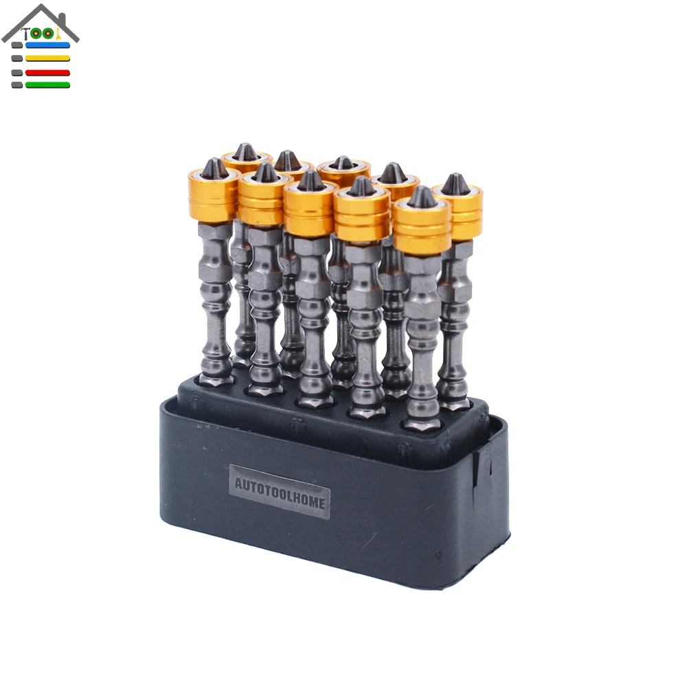 10pcs PH2 Strong Magnetic Electric Screwdriver Bit Set 65mm Length Phillips Double Head for Cordless Eletric Drill Screw Driver
10pcs PH2 Strong Magnetic Electric Screwdriver Bit Set 65mm Length Phillips Double Head for Cordless Eletric Drill Screw Driver