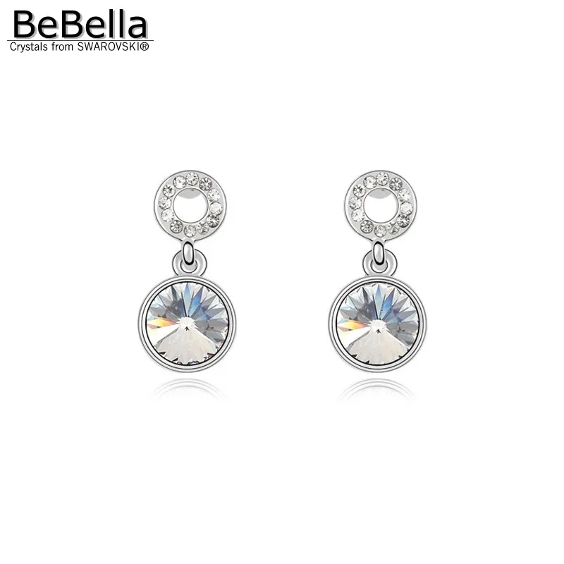 BeBella round crystal drop earrings dangler fashion jewelry for women made with Swarovski Elements 2018 gift
BeBella round crystal drop earrings dangler fashion jewelry for women made with Swarovski Elements 2018 gift