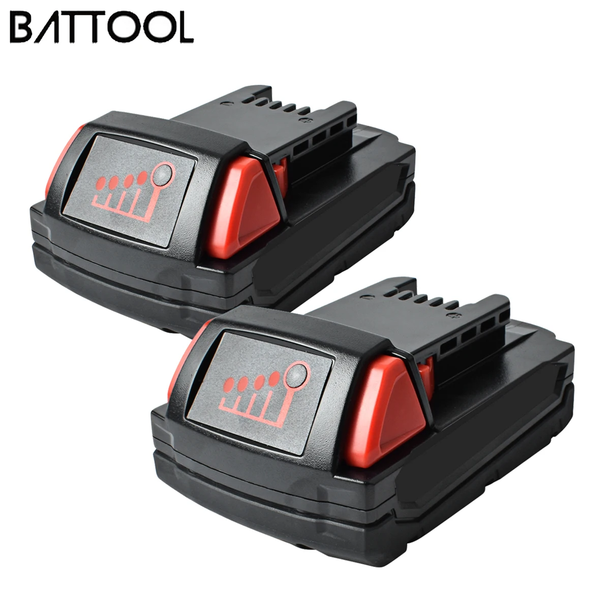 BATTOOL 18V 2000mAh 2.0AH M18 XC Li-Ion Replacement Battery for Milwaukee 48-11-1815 M18B2 M18B4 M18BX L30
BATTOOL 18V 2000mAh 2.0AH M18 XC Li-Ion Replacement Battery for Milwaukee 48-11-1815 M18B2 M18B4 M18BX L30