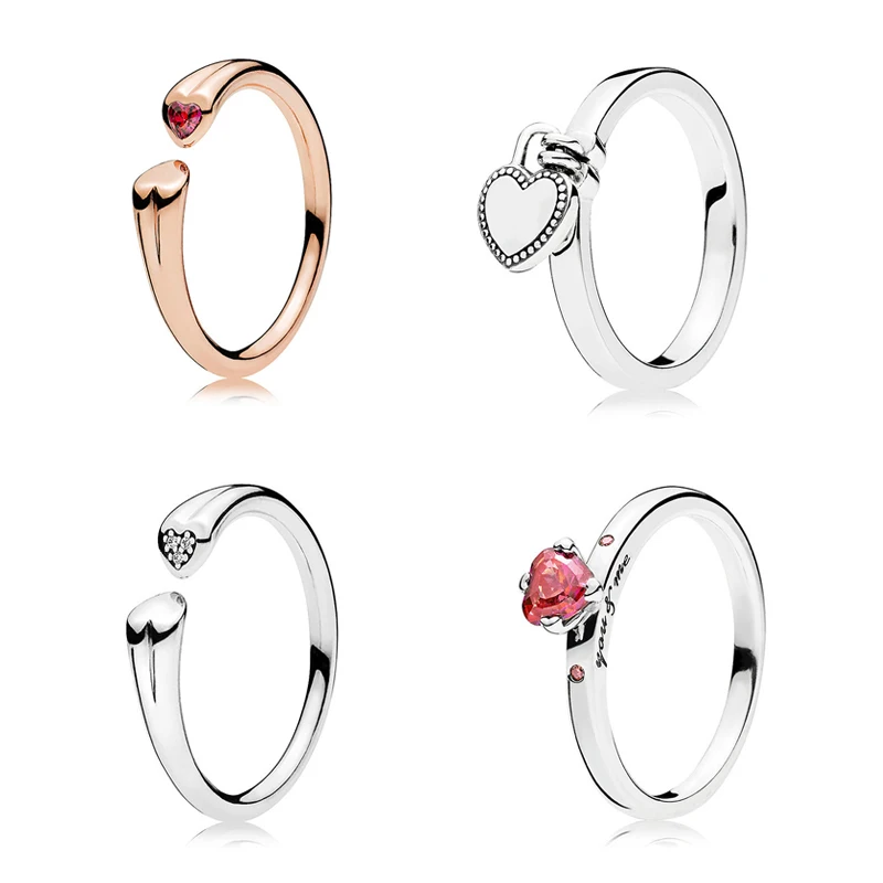 2018 New Love Lock Two Hearts Open Ring You & Me Crystal 925 Sterling Silver Ring For Women Gift Valentine's Day Pandora Jewelry
2018 New Love Lock Two Hearts Open Ring You & Me Crystal 925 Sterling Silver Ring For Women Gift Valentine's Day Pandora Jewelry