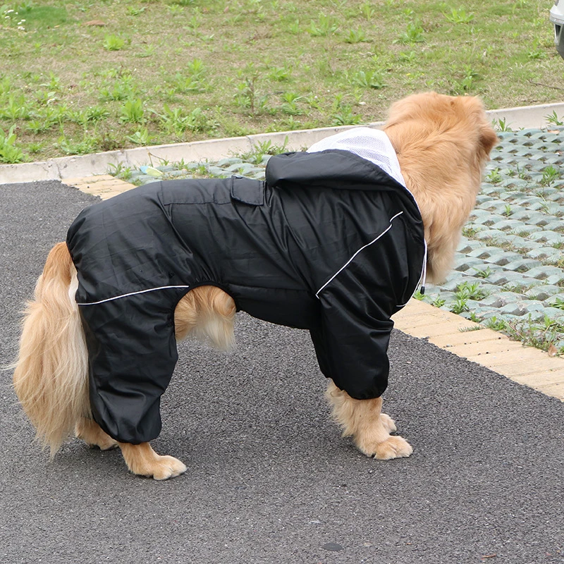 Big Dog Raincoat Large Dog Rain Jacket Waterproof Clothing Reflective Pet Clothes Samoyed Golden Retriever Husky Dog Clothing
Big Dog Raincoat Large Dog Rain Jacket Waterproof Clothing Reflective Pet Clothes Samoyed Golden Retriever Husky Dog Clothing