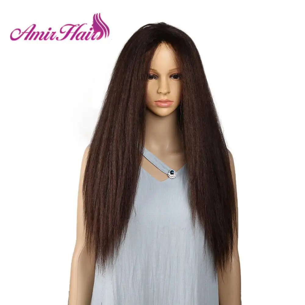 Amir Long Kinky Straight Synthetic Wig for African American Women Natural Black Brown Afro Wig Heat Resistant Fiber 24 inch
Amir Long Kinky Straight Synthetic Wig for African American Women Natural Black Brown Afro Wig Heat Resistant Fiber 24 inch
