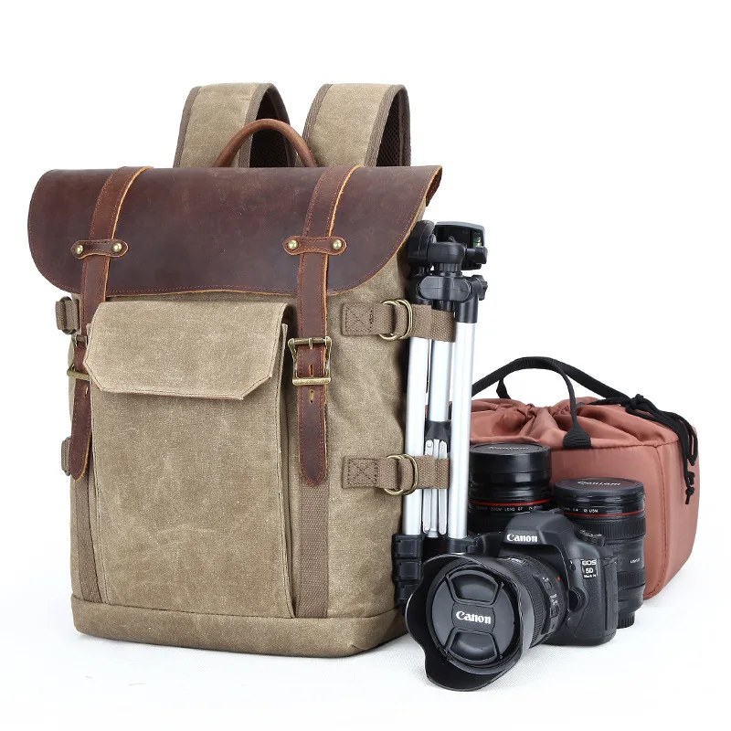 Batik Canvas Waterproof Photography Bag Outdoor Wear-resistant Large Camera Photo Backpack Men for Nikon/Canon/ Sony/Fujifilm
Batik Canvas Waterproof Photography Bag Outdoor Wear-resistant Large Camera Photo Backpack Men for Nikon/Canon/ Sony/Fujifilm