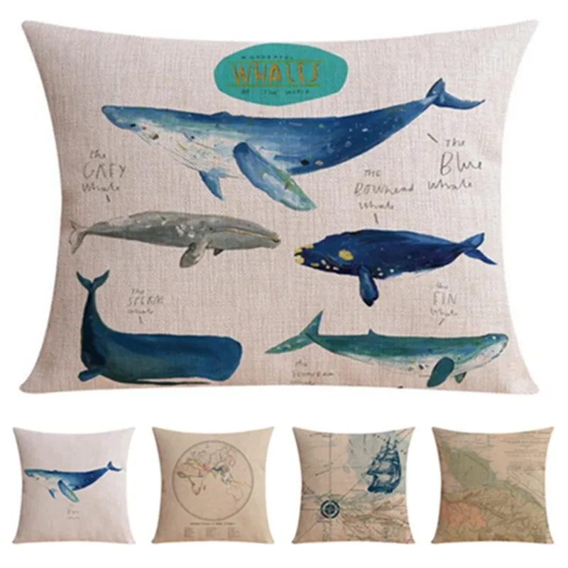New Sea Style Cotton Linen Blue Ocean Abstract Little Fish Whale Car Decor Cushion Cover Sofa Home Decorative Throw Pillow Case
New Sea Style Cotton Linen Blue Ocean Abstract Little Fish Whale Car Decor Cushion Cover Sofa Home Decorative Throw Pillow Case