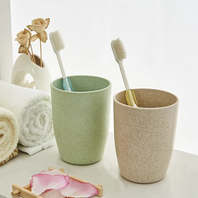 1PCS Wheat Straw Creative Thick Circular Water Cups Toothbrush Holder Rinsing Cup Wash Tooth Mug Health Environmental Protection
1PCS Wheat Straw Creative Thick Circular Water Cups Toothbrush Holder Rinsing Cup Wash Tooth Mug Health Environmental Protection