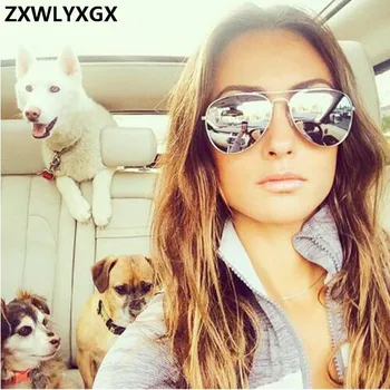 

ZXWLYXGX Brand Designer Women's Sunglasses Pilot Driving Male Cheap Sun Glasses Eyeglasses gafas oculos de sol masculino UV400