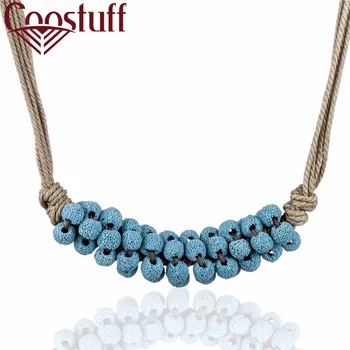 Maxi Necklace Choker Lava Stone Statement Necklace Long Necklaces For Women Nature Stone Necklace Fashion Jewelry Women Necklace
Maxi Necklace Choker Lava Stone Statement Necklace Long Necklaces For Women Nature Stone Necklace Fashion Jewelry Women Necklace