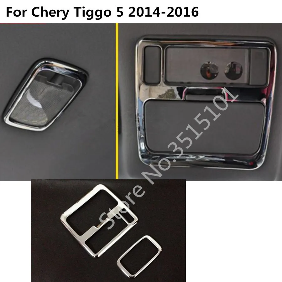 car ABS chrome front inner rear tail read reading switch light lamp frame trim 2pcs For Chery Tiggo 5 Tiggo5 2014 2015 2016
car ABS chrome front inner rear tail read reading switch light lamp frame trim 2pcs For Chery Tiggo 5 Tiggo5 2014 2015 2016