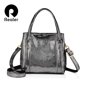 REALER brand genuine leather women bag female leather handbags with high quality ladies messenger bags Tote bags for women 2017
REALER brand genuine leather women bag female leather handbags with high quality ladies messenger bags Tote bags for women 2017