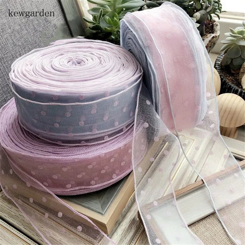 Kewgarden 2" 5cm Edge Dot Wrinkle Gauze Voile Ribbon DIY Hair Boknot AccessoriesHandmade Tape Packing Webbing 5 Meters
Kewgarden 2" 5cm Edge Dot Wrinkle Gauze Voile Ribbon DIY Hair Boknot AccessoriesHandmade Tape Packing Webbing 5 Meters