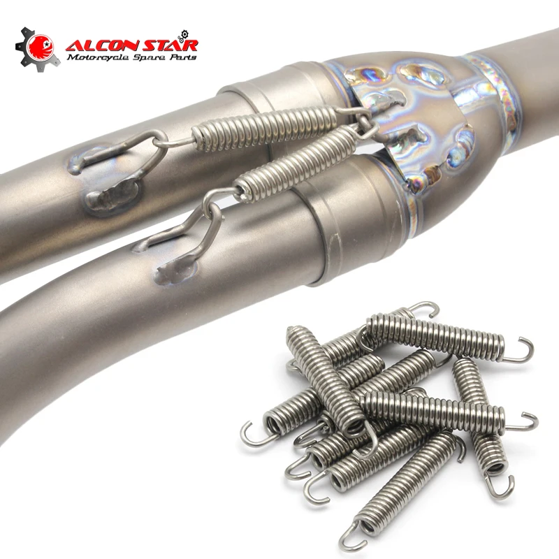 Alconstar- Stainless Steel Motorcycle Exhaust System Springs Fully Rotatable Stainless Steel Exhaust Connect Springs Racing
Alconstar- Stainless Steel Motorcycle Exhaust System Springs Fully Rotatable Stainless Steel Exhaust Connect Springs Racing