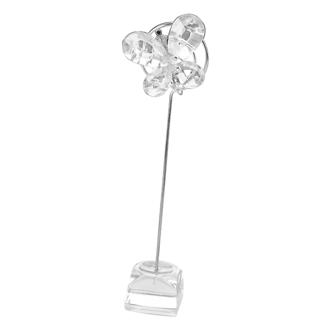 Crystal Butterfly Wedding Table Place Decoration Name Card Clip Stand Holder Wedding Birthday Baby Shower Party Favor Supply Crystal Butterfly Wedding Table Place Decoration Name Card Clip Stand Holder Wedding Birthday Baby Shower Party Favor Supply
