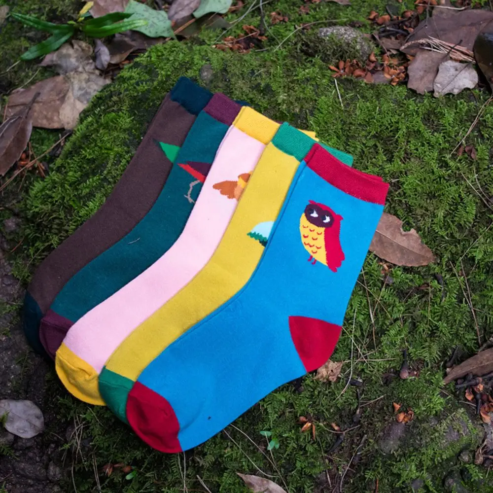 1 Pair New Fashion Women Cute Cartoon Bird Animal Design Cotton Socks Autumn Winter Warm Soft Casual Sock
1 Pair New Fashion Women Cute Cartoon Bird Animal Design Cotton Socks Autumn Winter Warm Soft Casual Sock