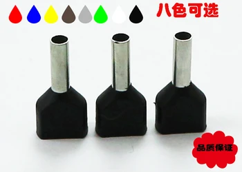 50pcs/lot TE6014 2X6.0mm2 Bootlace cooper Ferrules kit set Wire Copper Crimp Connector Insulated Cord Twin Pin End Terminal
50pcs/lot TE6014 2X6.0mm2 Bootlace cooper Ferrules kit set Wire Copper Crimp Connector Insulated Cord Twin Pin End Terminal