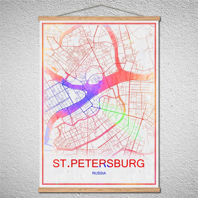Customized Pattern ST.PETERSBURG World map Modern Canvas City poster Abstract print picture oil painting Cafe bar With Frame
Customized Pattern ST.PETERSBURG World map Modern Canvas City poster Abstract print picture oil painting Cafe bar With Frame