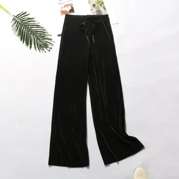 Women Pants High Waist Casual Summer Slacks Pants Women ice silk nine-cent Trousers Female Slacks
Women Pants High Waist Casual Summer Slacks Pants Women ice silk nine-cent Trousers Female Slacks