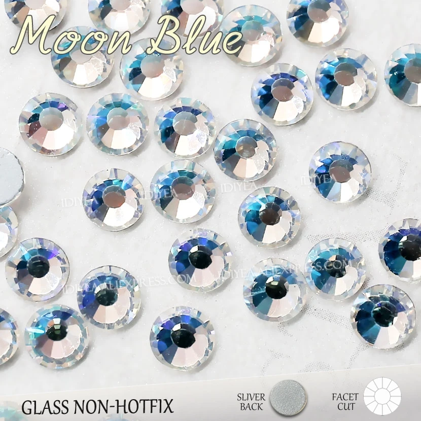 Moon Blue SS3-SS16 SS20 SS30 Rhinestones nails accessoires Non HotFix crystals strass glitters DIY 3d nail art decors manicure
Moon Blue SS3-SS16 SS20 SS30 Rhinestones nails accessoires Non HotFix crystals strass glitters DIY 3d nail art decors manicure