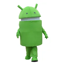 Professional Android Robot Mascot Costume Facny Dress Adult Size