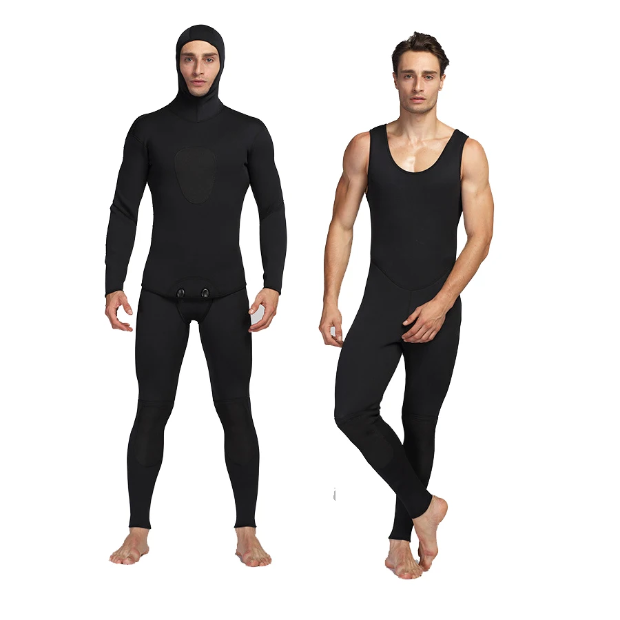 Mens 3mm Scuba diving wetsuit Two-piece set Men's Diving Suit Outdoor Warm Waterproof Diving Suit Surfing Suit
Mens 3mm Scuba diving wetsuit Two-piece set Men's Diving Suit Outdoor Warm Waterproof Diving Suit Surfing Suit
