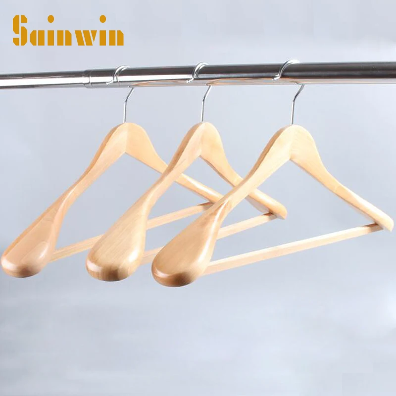 Sainwin 2pcs/lot 45cm Men Coat Hanger Wooden Hangers For Clothes Adult Wood High-grade Suit Hanger
Sainwin 2pcs/lot 45cm Men Coat Hanger Wooden Hangers For Clothes Adult Wood High-grade Suit Hanger