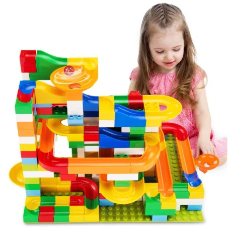 Marble Race Run Ball Maze Track DIY Funnel Plastic Slide Big Size Bricks Duplo Bricks Building Blocks
Marble Race Run Ball Maze Track DIY Funnel Plastic Slide Big Size Bricks Duplo Bricks Building Blocks