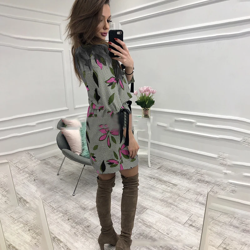 Sweet Bow O-neck Mini Fashion Summer Party Dress women's Floral Print Dress Kawaii Girl Dress
Sweet Bow O-neck Mini Fashion Summer Party Dress women's Floral Print Dress Kawaii Girl Dress