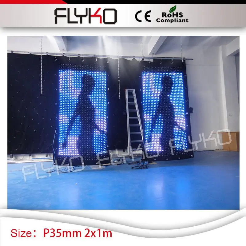 dance dj stage bar shop decoration 7ft high by 4ft width P3.5 video led curtain
dance dj stage bar shop decoration 7ft high by 4ft width P3.5 video led curtain