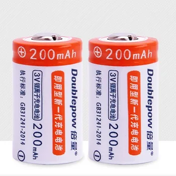 HOT NEW battery CR2 3V 200MAH Rechargeable lithium battery Li-ion batteries
HOT NEW battery CR2 3V 200MAH Rechargeable lithium battery Li-ion batteries