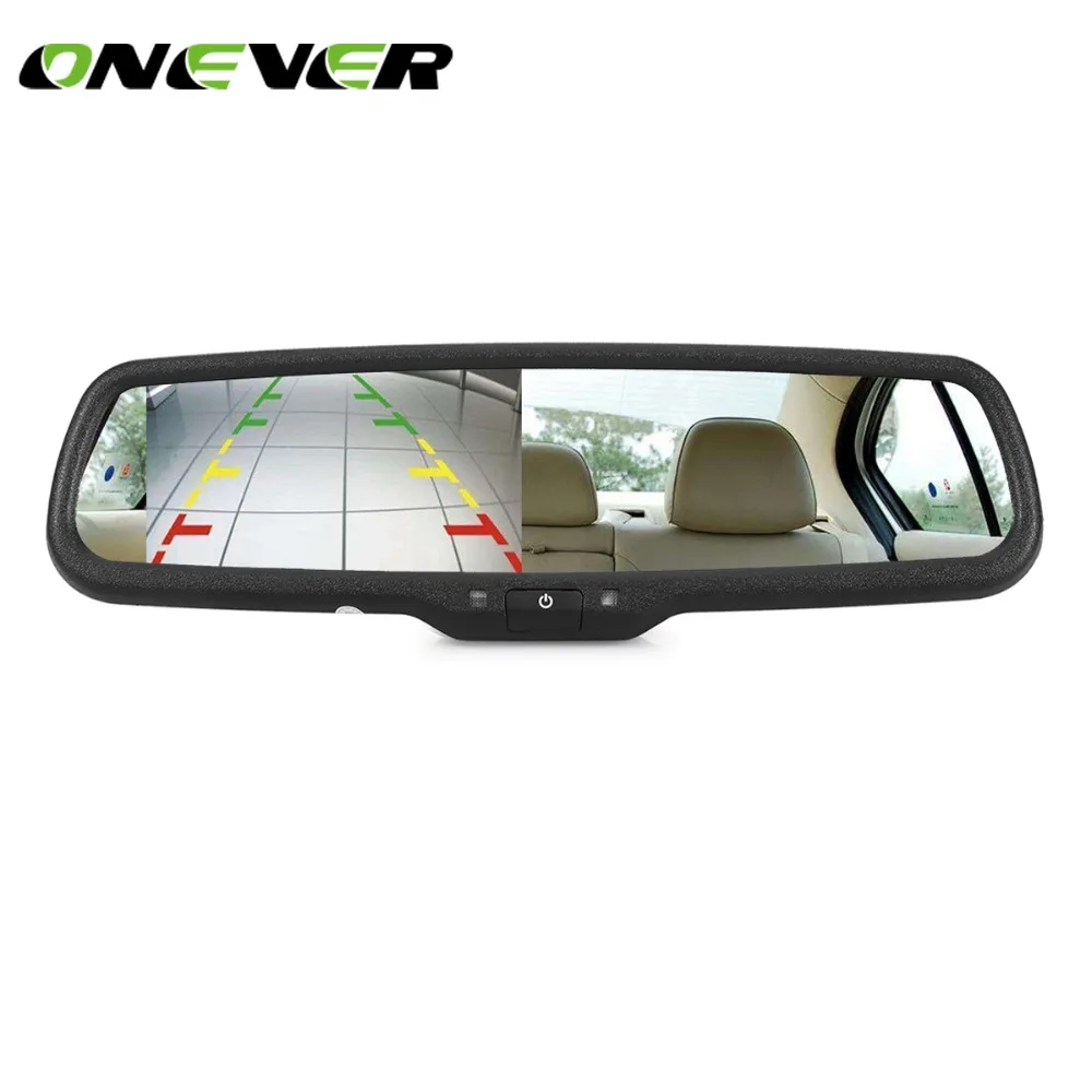 ONEVER 4.3" TFT LCD Car Rearview Back up Mirror Monitor Screen for Rear View License Plate Backup Camera for Most Car Model
ONEVER 4.3" TFT LCD Car Rearview Back up Mirror Monitor Screen for Rear View License Plate Backup Camera for Most Car Model