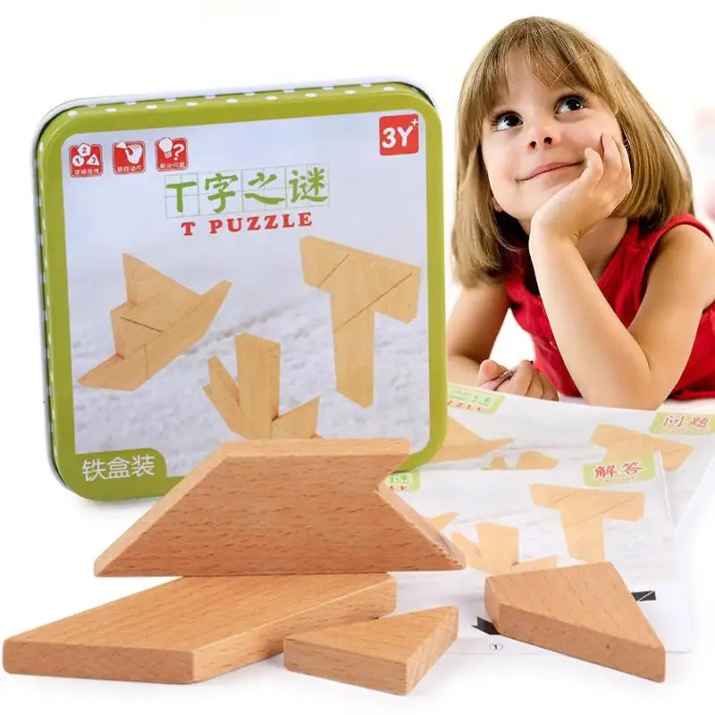 Wood Tangram Tetris Game Educational Toy Jigsaw Puzzle Toys for Children 2 Types Brain-teaser Puzzle Preschool Children Kids Toy
Wood Tangram Tetris Game Educational Toy Jigsaw Puzzle Toys for Children 2 Types Brain-teaser Puzzle Preschool Children Kids Toy