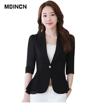 MDINCN Womens Formal Suits Workwear Office Lady Uniform Designs Office Blazers Feminino Elegant Business Coats
MDINCN Womens Formal Suits Workwear Office Lady Uniform Designs Office Blazers Feminino Elegant Business Coats