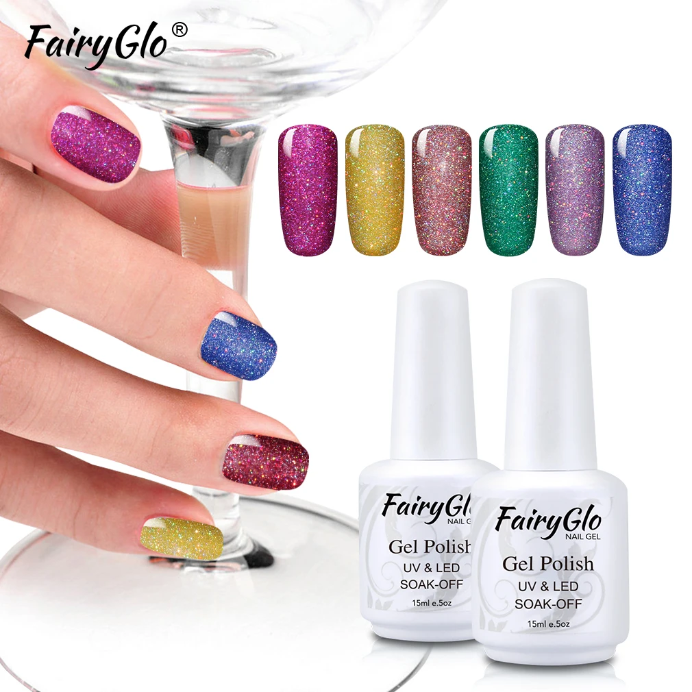 FairyGlo 15ml Neon Glitter UV Gel Nail Polish Enamel Stamping Soak Off Semi Permanent Hybrid Varnish Paint Gellak Nail Gel
FairyGlo 15ml Neon Glitter UV Gel Nail Polish Enamel Stamping Soak Off Semi Permanent Hybrid Varnish Paint Gellak Nail Gel